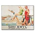 Trademark Fine Art Septimus Scott Sunny Rhyl Canvas Art 35x47 Inches