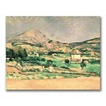 Trademark Fine Art Paul Cezanne Montagne Sainte-Victoire 1882-85 Ca 35x47 Inches
