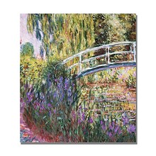 Trademark Fine Art Claude Monet The Japanese Bridge IV Canvas Art.
