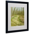 Kathie McCurdy Does This Path Have a Heart Matted Framed - 11x14 Inches - Wood Frame