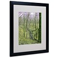 Kathie McCurdy Surreal Woods Matted Framed Art - 11x14 Inches - Wood Frame