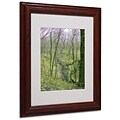 Kathie McCurdy Surreal Woods Matted Framed Art - 16x20 Inches - Wood Frame