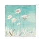 Trademark Fine Art Shelia Golden 'White Poppies' Canvas Art. 18x18 Inches