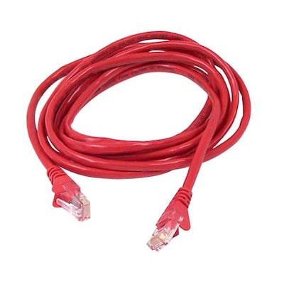 Belkin A3L791-06-RED 6 CAT-5e Assembled Patch Cable, Red