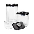 Conair® Cuisinart® 6 Piece Food Storage Containers; Black/Clear