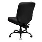 Belnick Hercules™ Series Leather Office Chair with Extra Wide Seat, Black