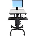 Ergotron® Up To 30 in Screen WorkFit-C Single HD Sit-Stand Workstation