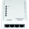TRENDnet® TPL-4052E 4-Port Powerline 500 AV Adapter;  500 Mbps