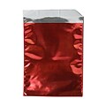 JAM Paper® 6.25 x 7.875 Open End Foil Envelopes with Self-Adhesive Closure, Red, 100/Pack (01323272B)