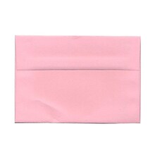 JAM Paper A9 Invitation Envelopes, 5.75 x 8.75, Baby Pink, 25/Pack (155698)