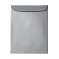 JAM Paper® 10 x 13 Open End Catalog Metallic Envelopes, Stardream Silver, 100/Pack (V018324)