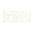 JAM Paper® #10 Business Envelopes, 4 1/8 x 9 1/2, Strathmore Bright White Pinstripe Recycled, 25/pack (43427)