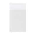 JAM Paper Cello Sleeves with Peel & Seal Closure, 4Bar A1, 3.8125 x 5.1875, Clear, 100/Pack (4BARCEL