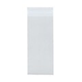 JAM Paper Cello Sleeves with Peel & Seal Closure, #12 Policy, 4.4375 x 12.25, Clear, 100/Pack (NUM12