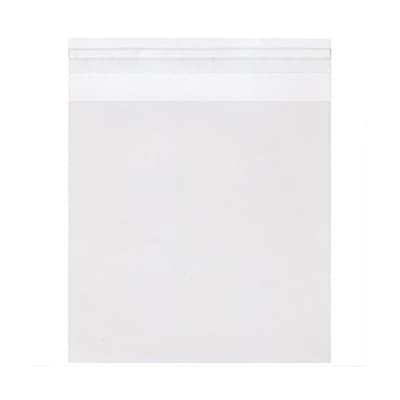 JAM Paper Cello Sleeves with Peel & Seal Closure, 6.25 x 6.25, Clear, 100/Pack (6.25X6.25CELLO)