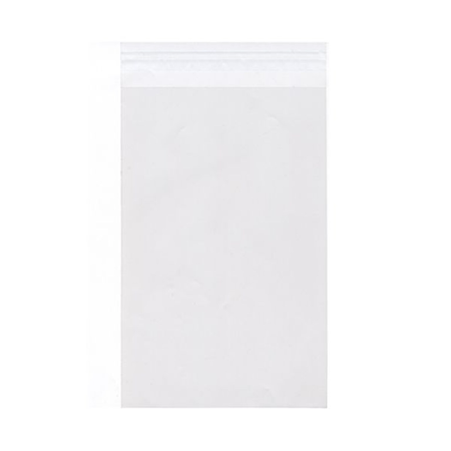 JAM Paper Cello Sleeves with Peel & Seal Closure, 16.4375 x 20.125, Clear, 1000/Carton (16.520125CELLOB)
