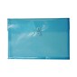 JAM Paper® Plastic Envelopes with Button and String Tie Closure, Booklet, 12 x 18, Blue Poly, 12/pack (457B1BU)