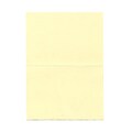 JAM Paper® Blank Foldover Cards, 4bar / A1 size, 3 1/2 x 4 7/8, Ivory Linen, 500/box (309877B)