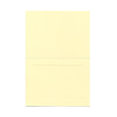 JAM Paper® Blank Foldover Cards, A6 size, 4 5/8 x 6 1/4, Ivory Panel, 25/pack (309932C)