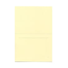 JAM Paper® Blank Foldover Cards, A6 size, 4 5/8 x 6 1/4, Ivory Panel, 25/pack (309932C)