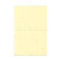 JAM Paper® Blank Foldover Cards, A7 size, 5 x 6 5/8, 80lb Strathmore Ivory Wove, 25/pack (37806092)