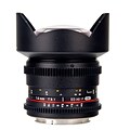 Bower® SLY14VD Ultra-Wide Angle 14mm T/3.1 Cine Lens for Canon Video SLR
