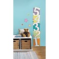 RoomMates Peel and Stick Wall Decal, Patterned Numbers Growth Chart