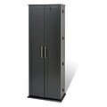 Prepac™ Grande Locking Media Storage Cabinet With Shaker Doors, Black