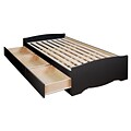 Prepac™ 41 Twin Mate’s Platform Storage Bed With 3 Drawers, Black