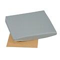 DMI® 16 x 18 x 2 - 4 Foam Slant Seat Cushion; Leatherette Cover, Gray