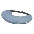 HealthSmart™ 26 x 6 x 20 Wheelchair Arm Rest Lap Bean Cushion, Blue