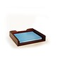 Empire Stack & Style™ Wood Desk Organizers Letter Tray, Mahogany