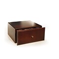 Empire Stack & Style™ Wood Desk Organizers Media Storage Drawer, Mahogany