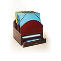 Empire Stack & Style™ Wood Desk Organizers Kit One, Mahogany