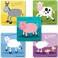 SmileMakers® Farm Animals Stickers, 2-1/2”H x 2-1/2”W, 100/Roll