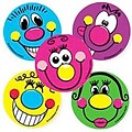 SmileMakers® Goofy Faces Stickers, 2-1/2”H x 2-1/2”W, 100/Box