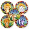 SmileMakers® Assorted Fall Animals Stickers, 2-1/2”H x 2-1/2”W, 100/Box