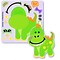 SmileMakers® Make-Your-Own Dino Stickers; 75/Roll
