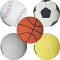 SmileMakers® Sports Ball Stickers, 2-1/2”H x 2-1/2”W, 100/Box