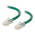 C2G® 7 RJ-45 Cat5e Non-Booted Unshielded (UTP) Network Patch Cable, Green