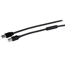 Startech 50 Active USB 2.0 Male A/B Cable, Black