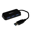 Startech 5.7 Portable 4 Port SuperSpeed Mini USB 3.0 Hub, Black