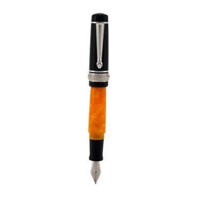 Delta Dolcevita Mini Fountain Pen, Fine Nib, Orange/Black