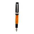 Delta Dolcevita Mini Fountain Pen, Fine Nib, Orange/Black