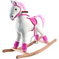 Happy Trails™ Plush Rocking Patricia Pony, White/Pink