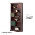 Safco® Baby 30W Solid Wood Bookcase Trim Kit; Mahogany