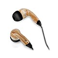 Zenex® Graphic Collection Wood Headphones,  Black
