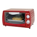 Better Chef® 9 Liter Four Slice Toaster Oven; Classic Red