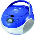 Naxa® NPB-252 MP3/CD Player With AM/FM Stereo Radio,  Blue