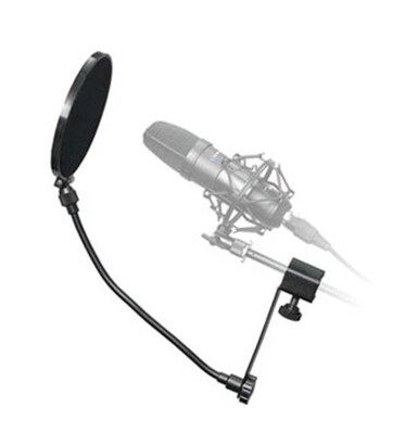 Technical Pro MKPF1 6 Clamp On Microphone Pop Filter